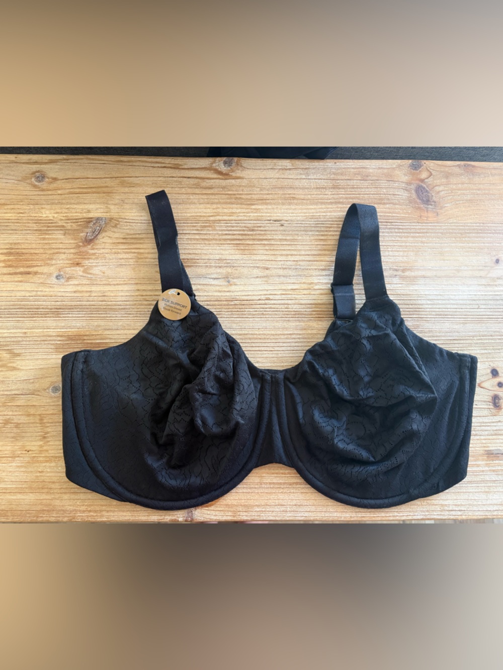 Wacoal Black Inside Job Underwire Bra 40G - Picture 3 of 5